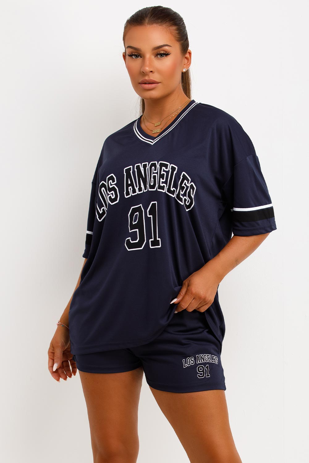 Football Jersey T Shirt and Shorts Co Ord Set wi | Xtralitty