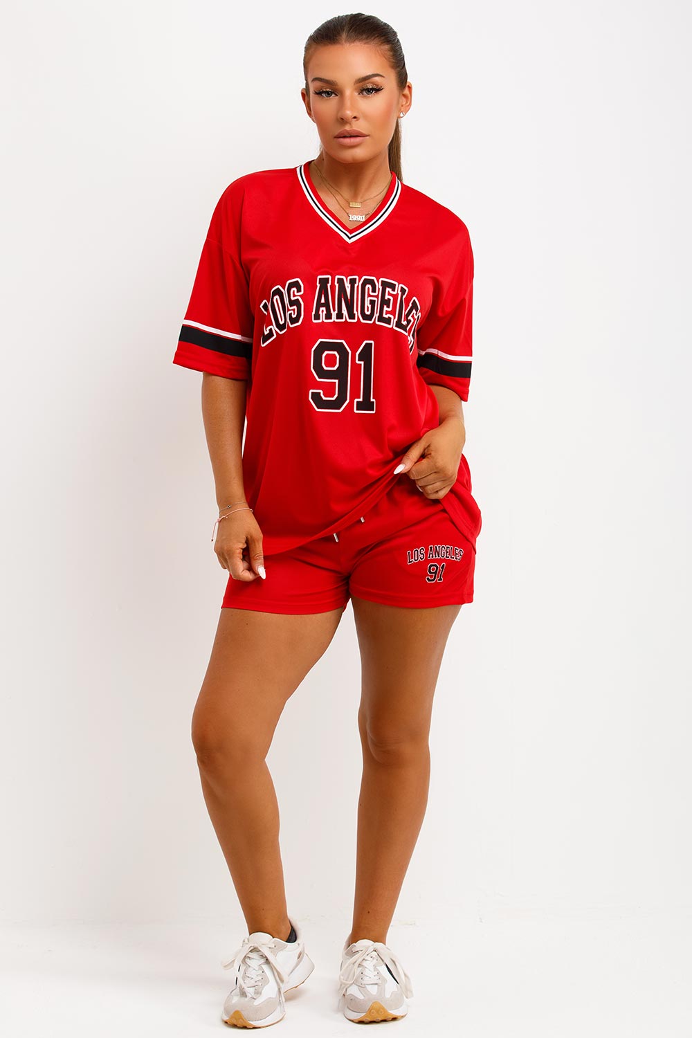 Football Jersey T Shirt and Shorts Co Ord Set wi | Xtralitty