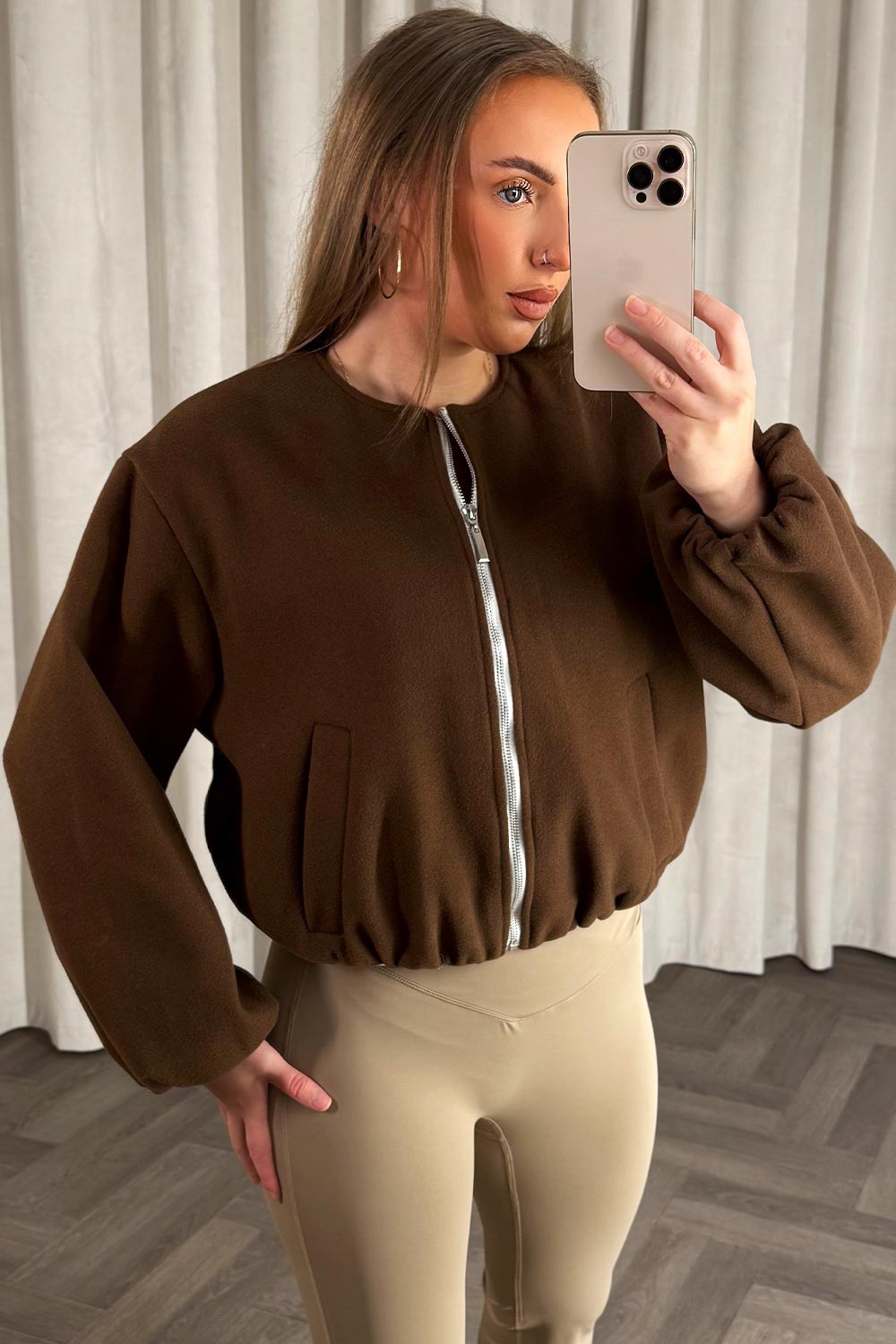 Soft Bomber Jacket Brown | Xtralitty