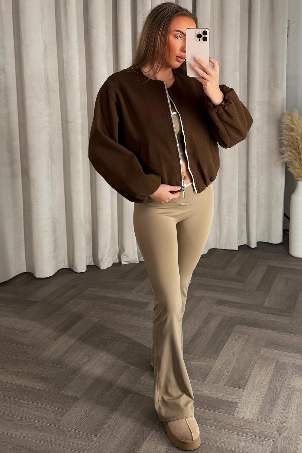Soft Bomber Jacket Brown | Xtralitty