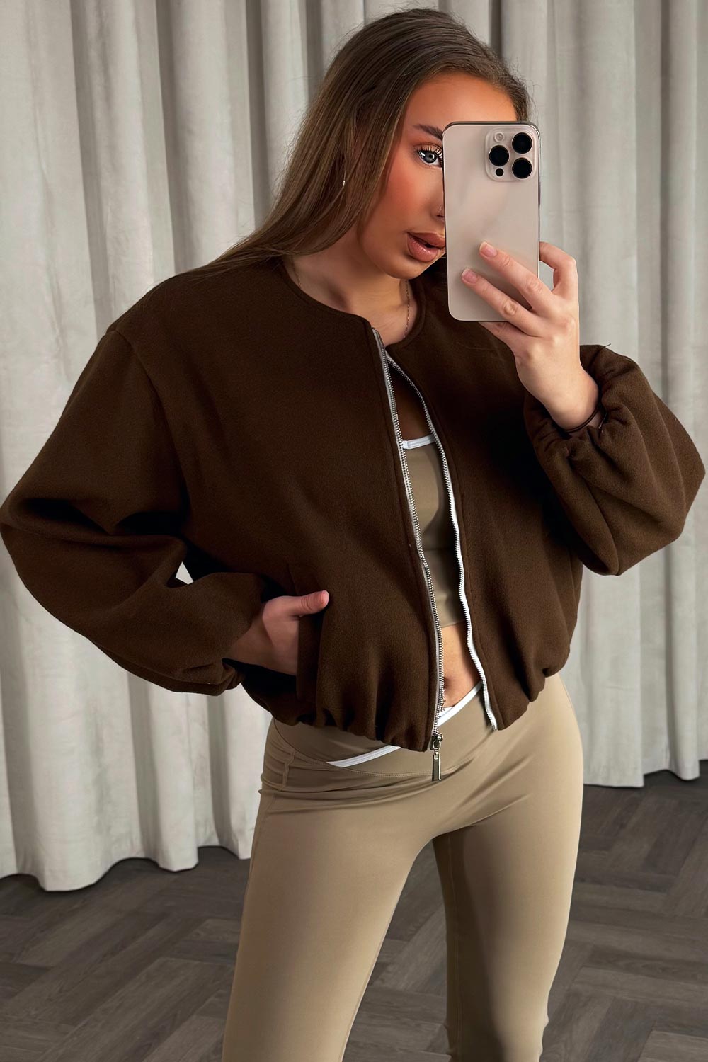 Soft Bomber Jacket Brown | Xtralitty