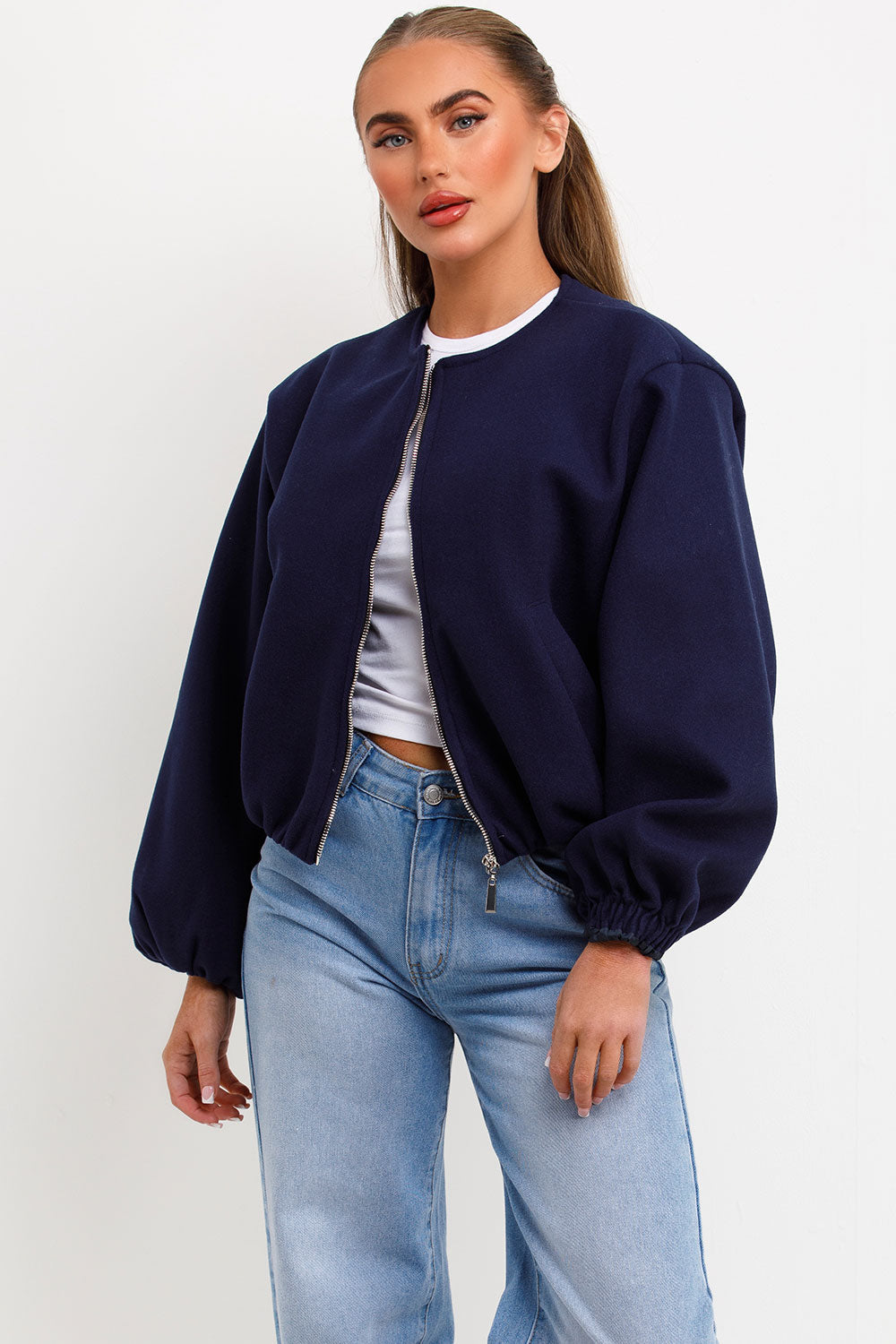 Soft Bomber Jacket Navy | Xtralitty