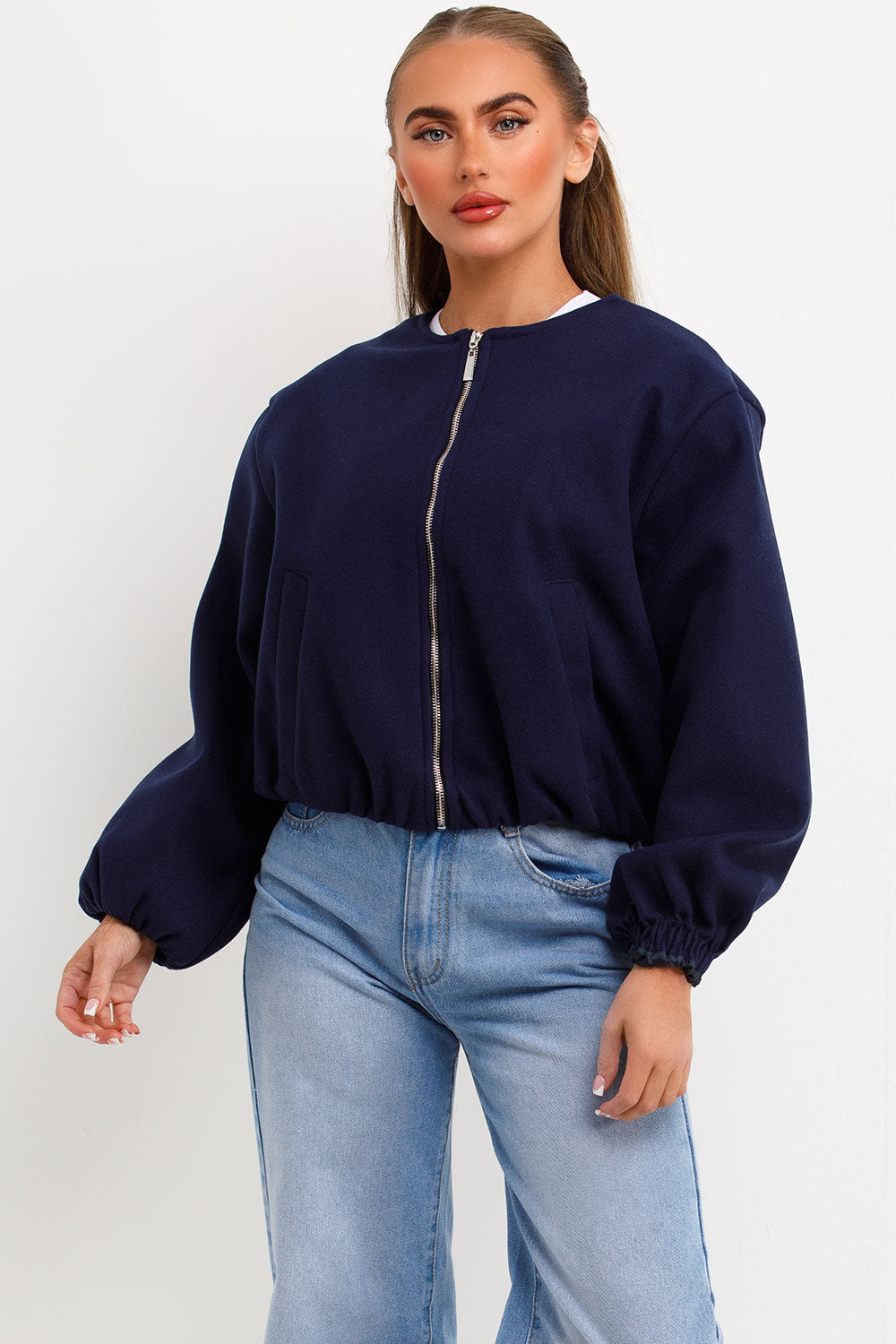 Soft Bomber Jacket Navy | Xtralitty