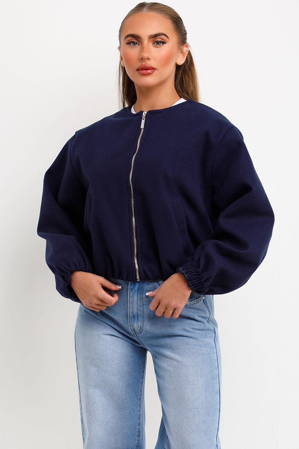 Soft Bomber Jacket Navy | Xtralitty