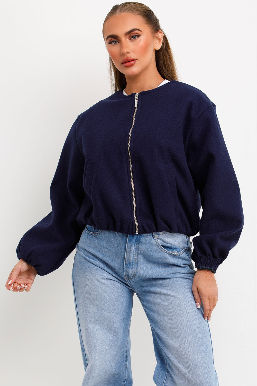 Soft Bomber Jacket Navy | Xtralitty