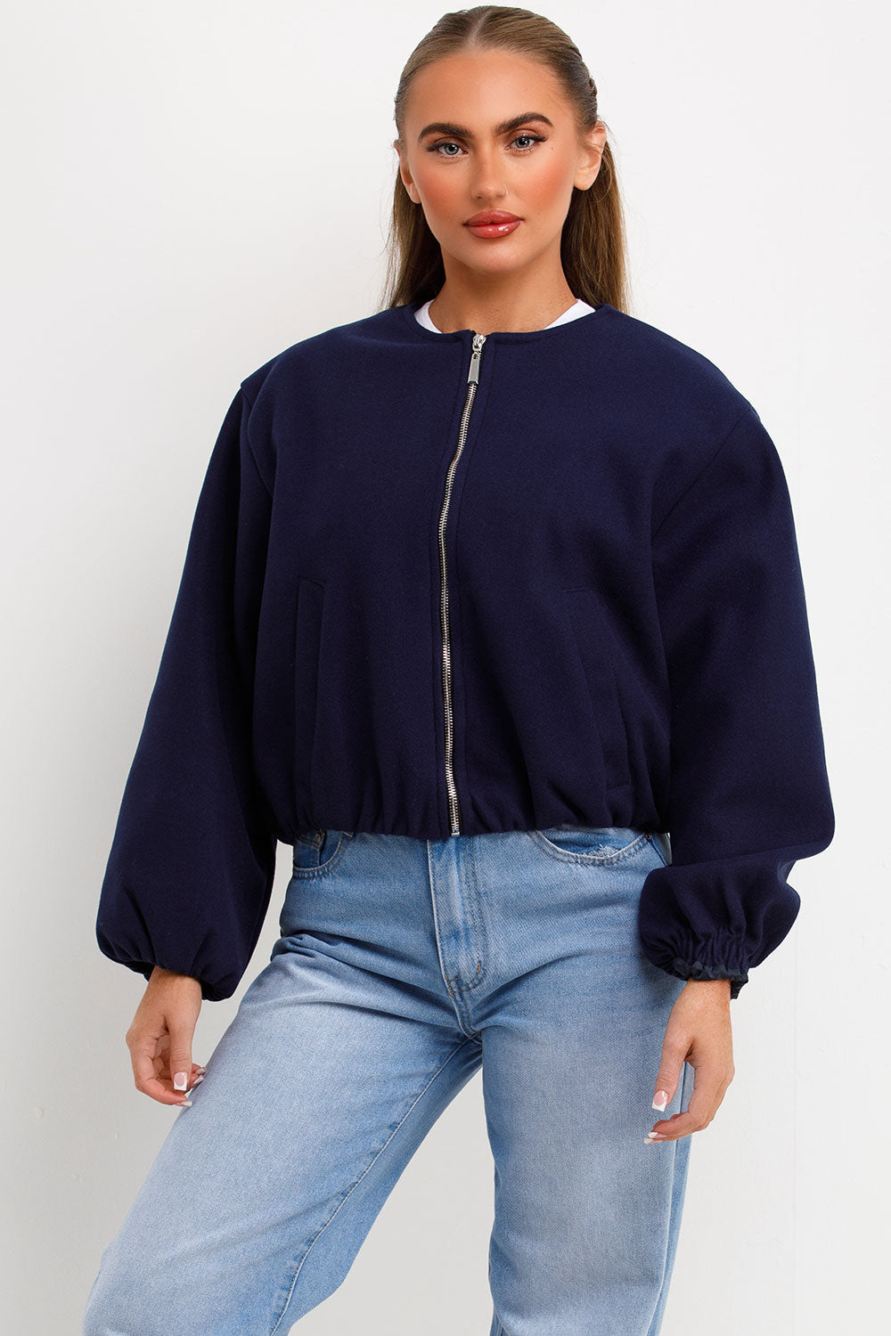 Soft Bomber Jacket Navy | Xtralitty