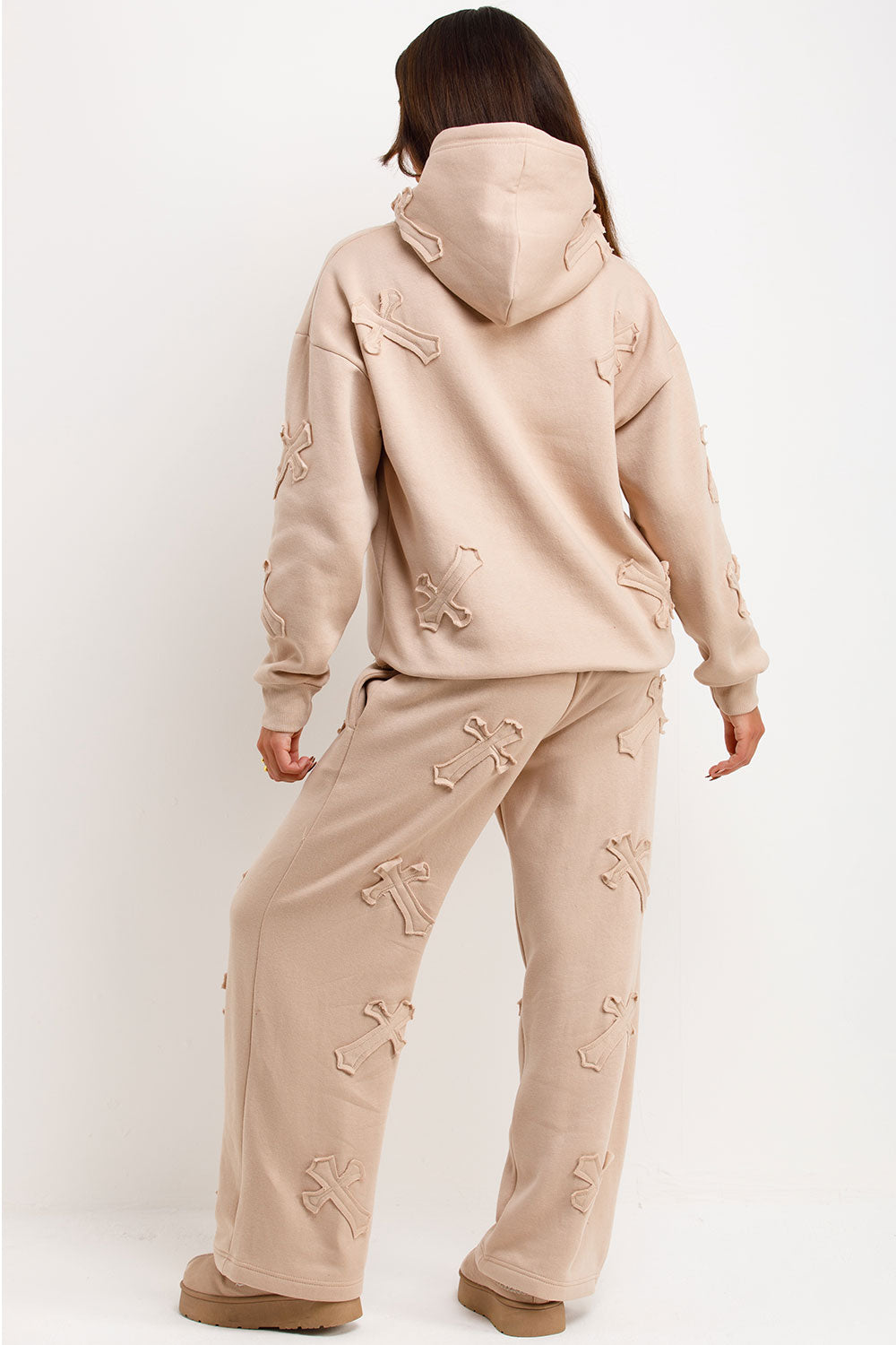 Cross Patch Hoodie and Joggers Tracksuit Lounge | Xtralitty