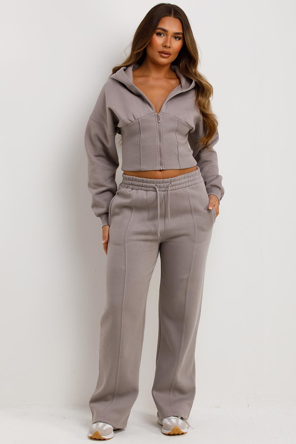 Corset Hoodie and Joggers Tracksuit Co Ord Set D | Xtralitty