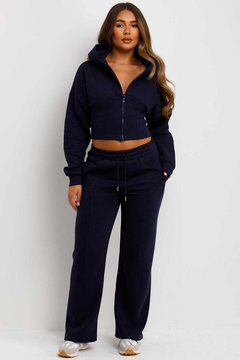 Corset Hoodie and Joggers Tracksuit Co Ord Set N | Xtralitty