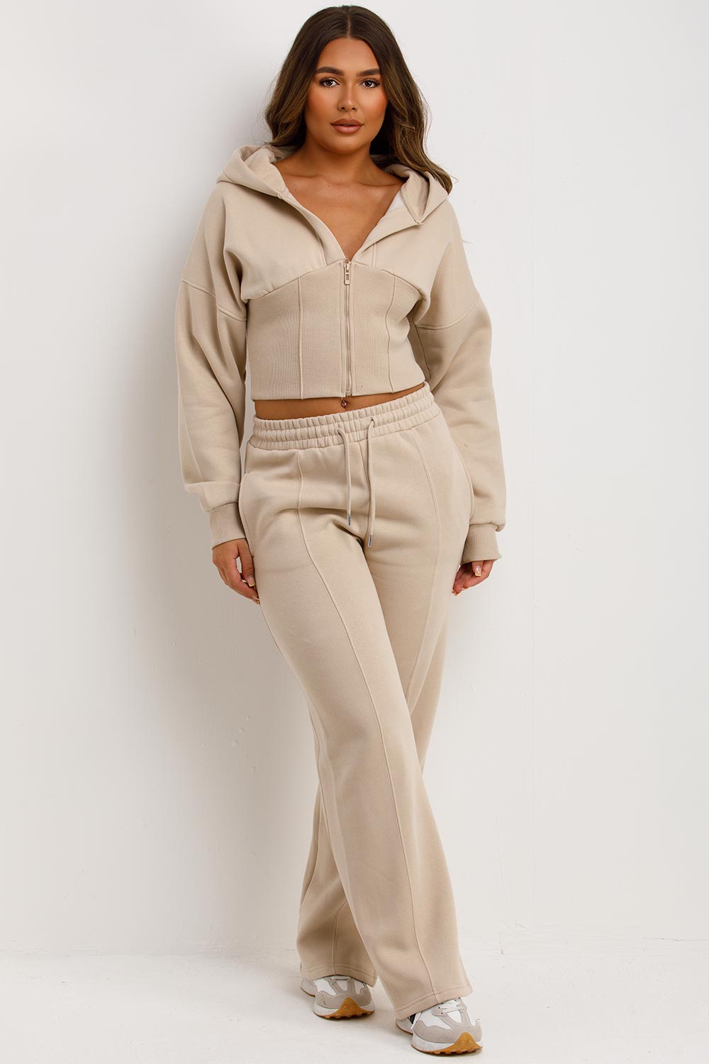 Corset Hoodie and Joggers Tracksuit Co Ord Set O | Xtralitty