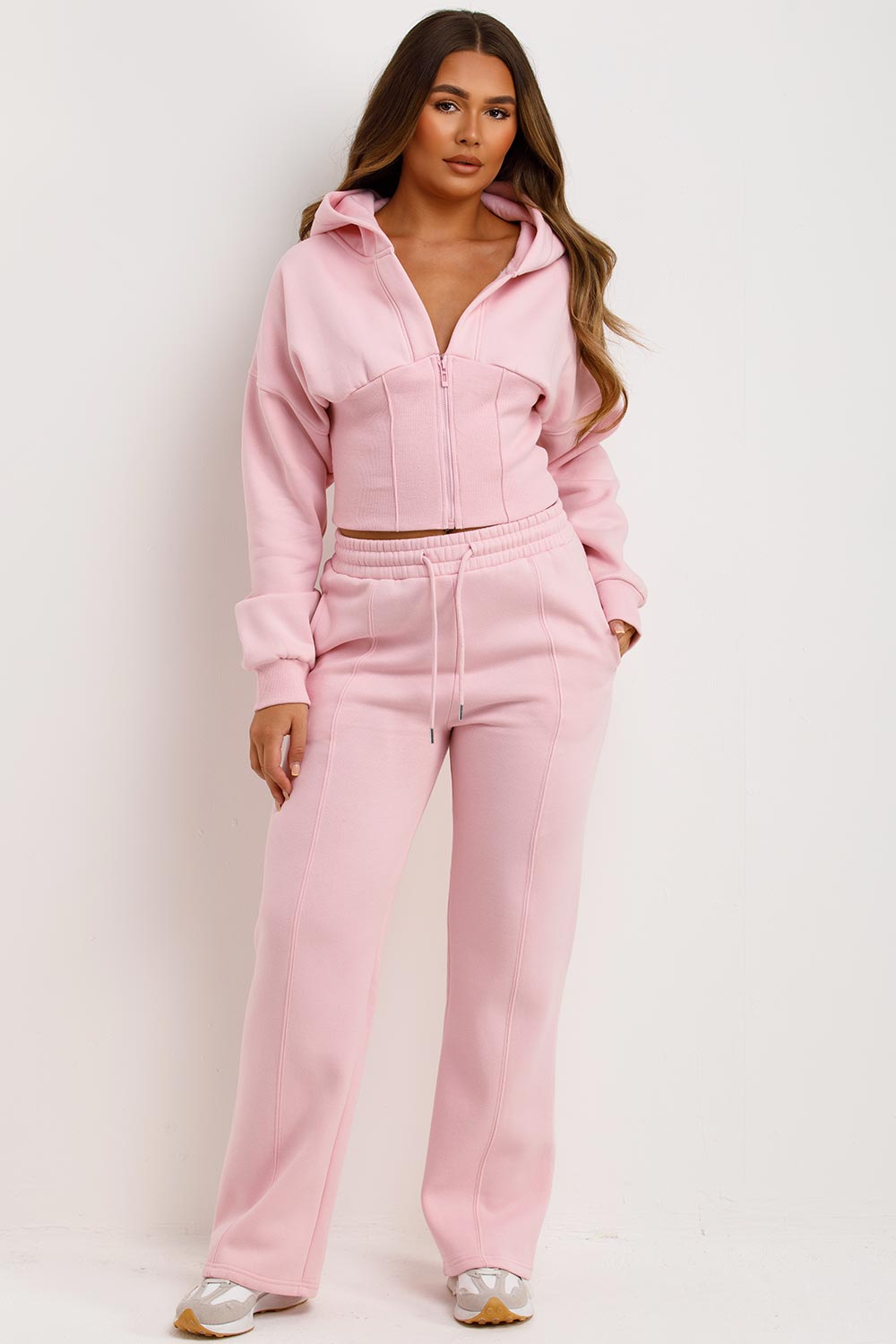 Corset Hoodie and Joggers Tracksuit Co Ord Set P | Xtralitty