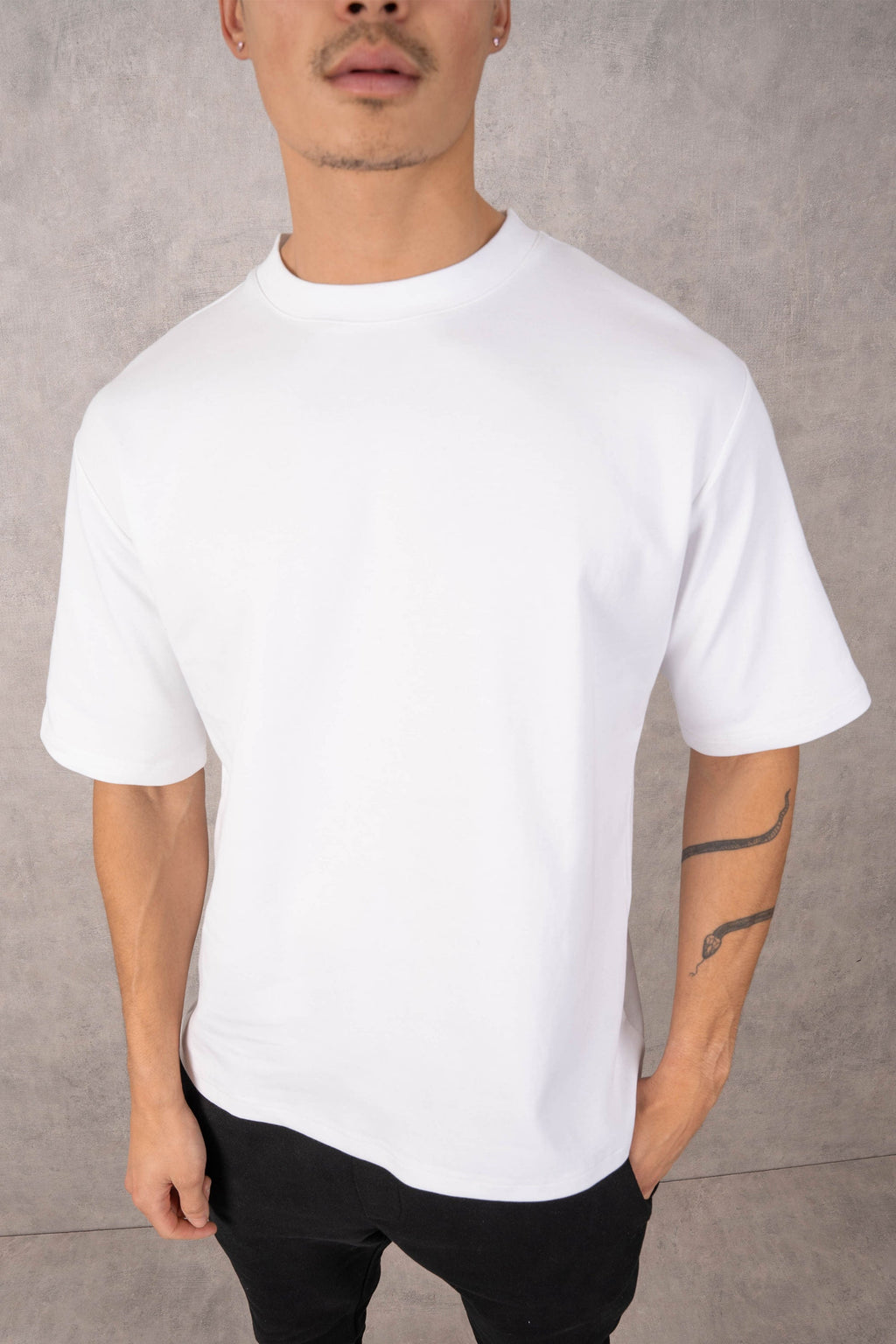 Boxy Fit Oversized T-shirt - White - 3 Pack | Xtralitty