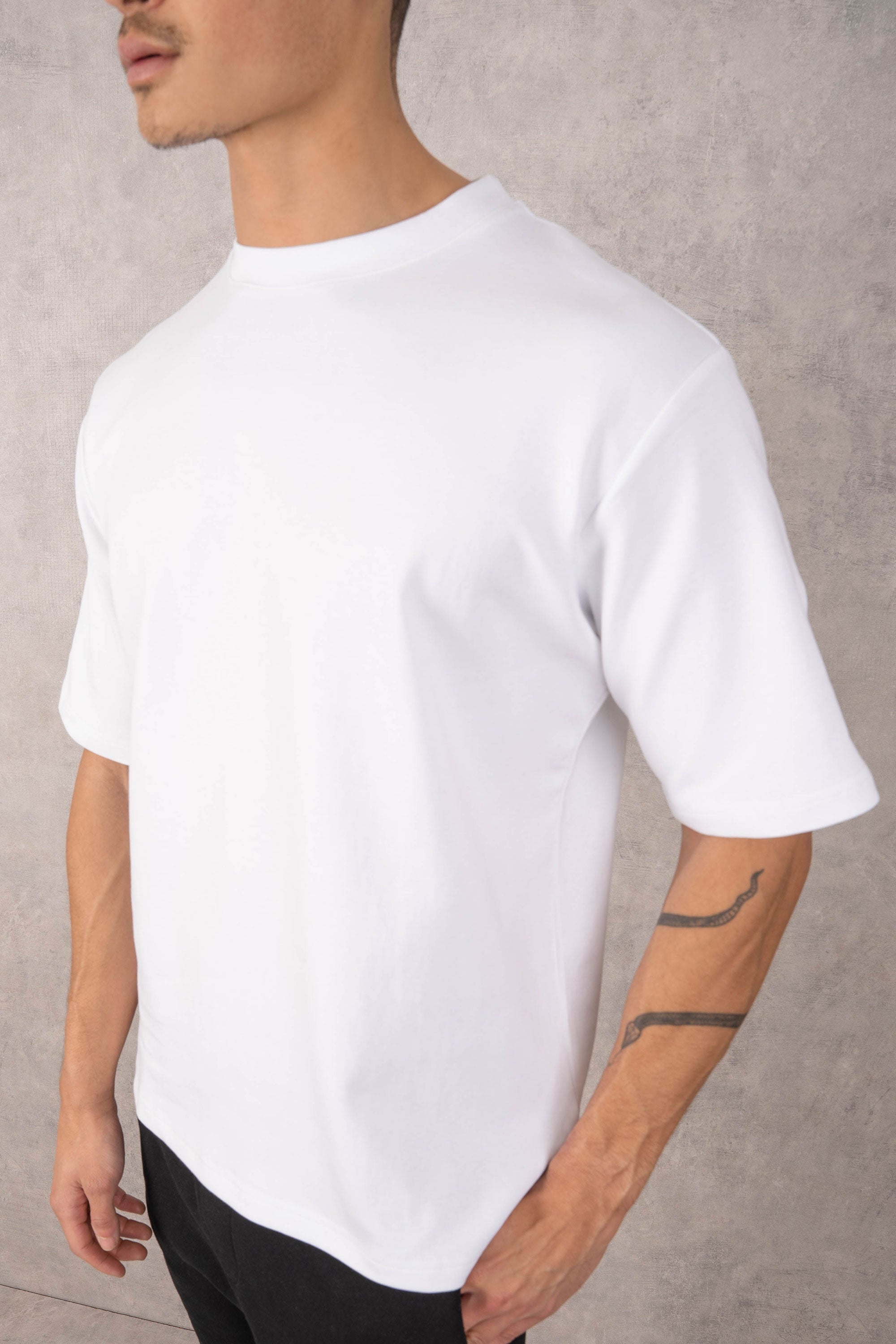 Boxy Fit Oversized T-shirt - White - 3 Pack | Xtralitty