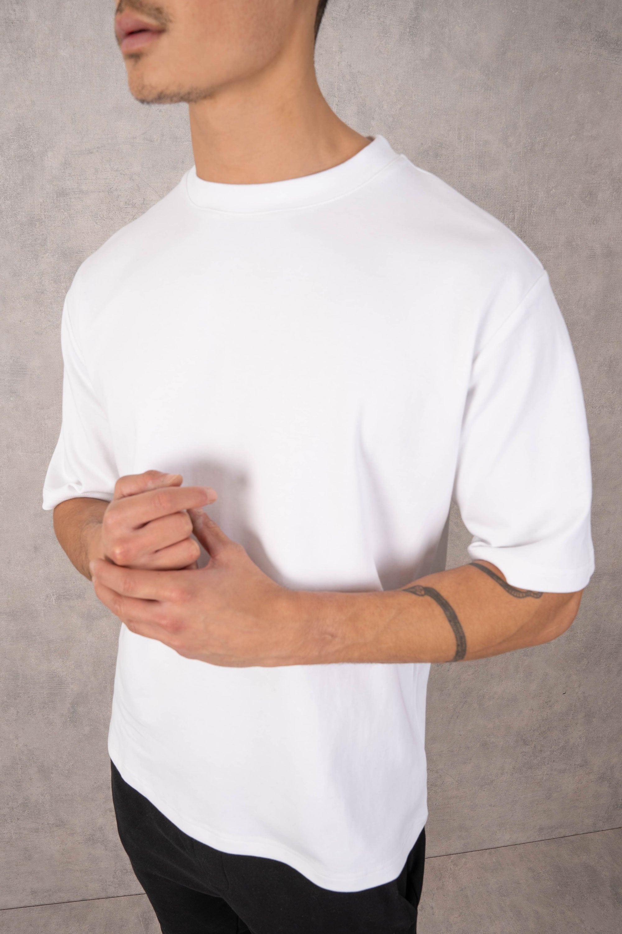 Boxy Fit Oversized T-shirt - White - 3 Pack | Xtralitty