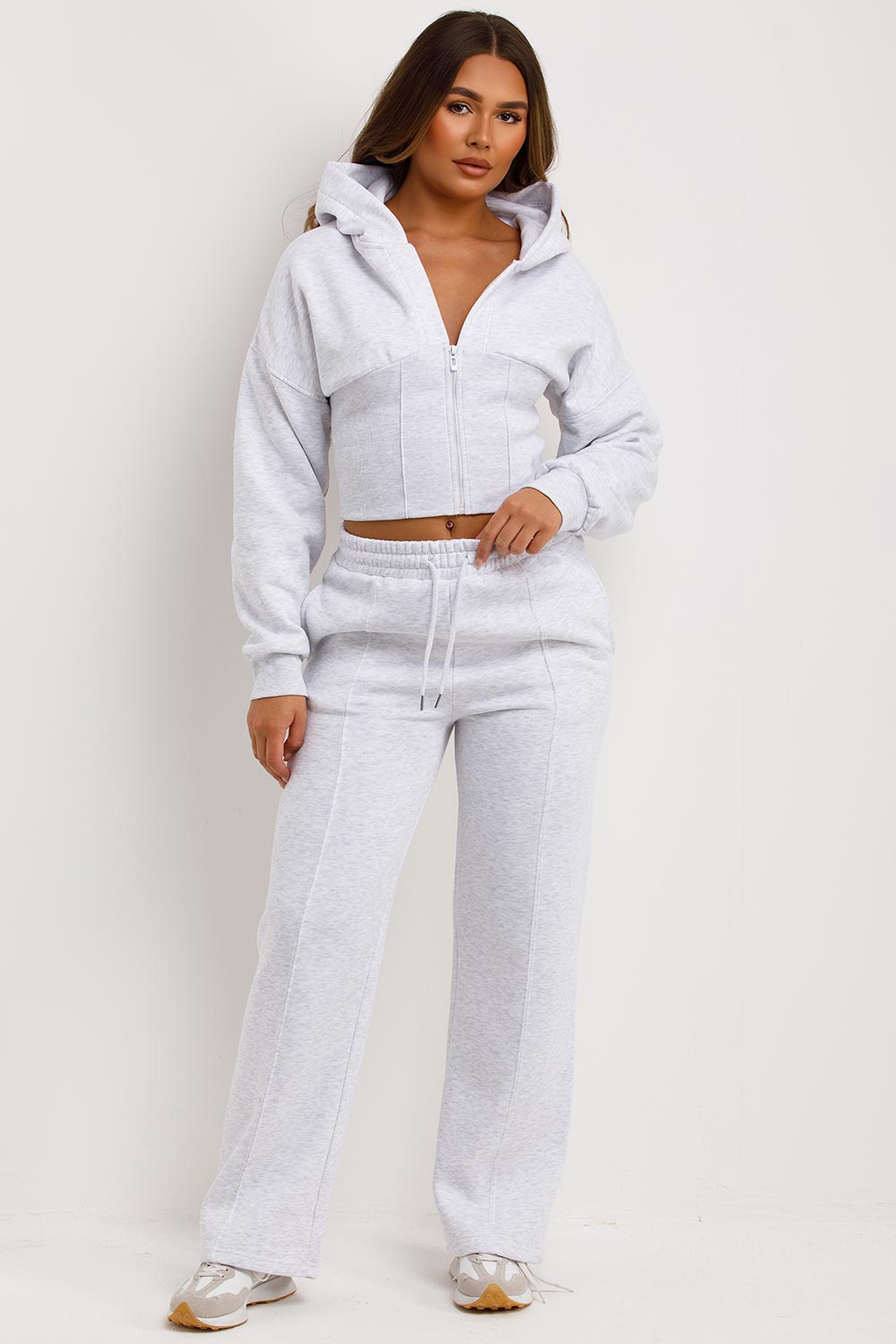 Corset Hoodie and Joggers Tracksuit Co Ord Set G | Xtralitty