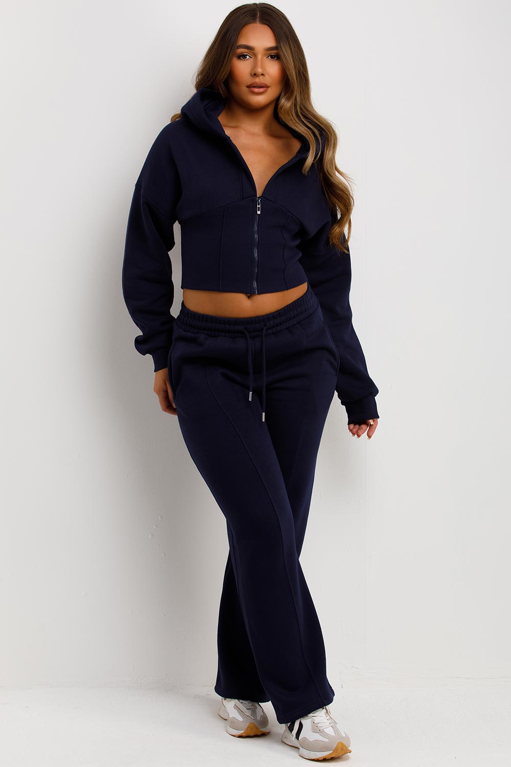 Corset Hoodie and Joggers Tracksuit Co Ord Set N | Xtralitty