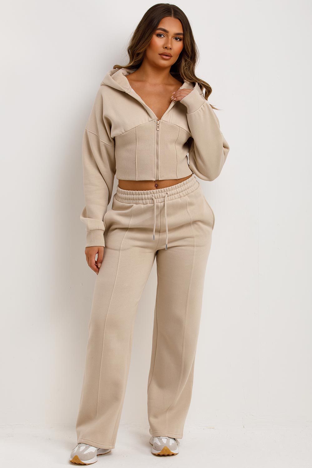 Corset Hoodie and Joggers Tracksuit Co Ord Set O | Xtralitty