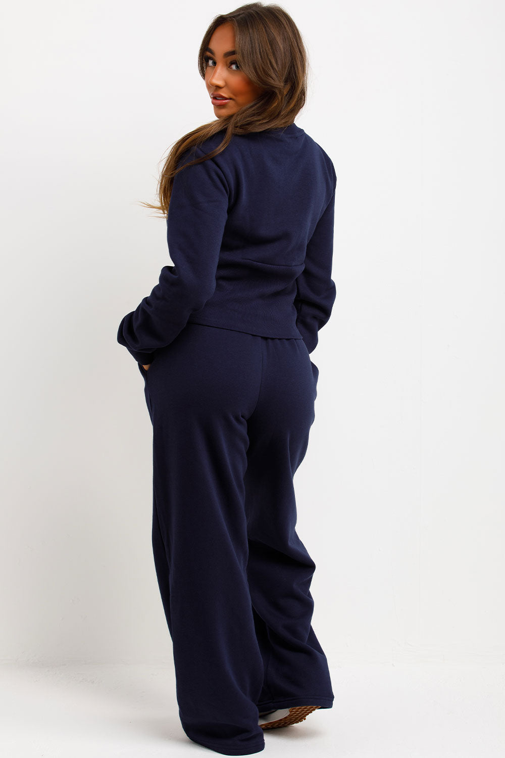 Corset Zip Up Crop Sweatshirt and Joggers Tracks | Xtralitty