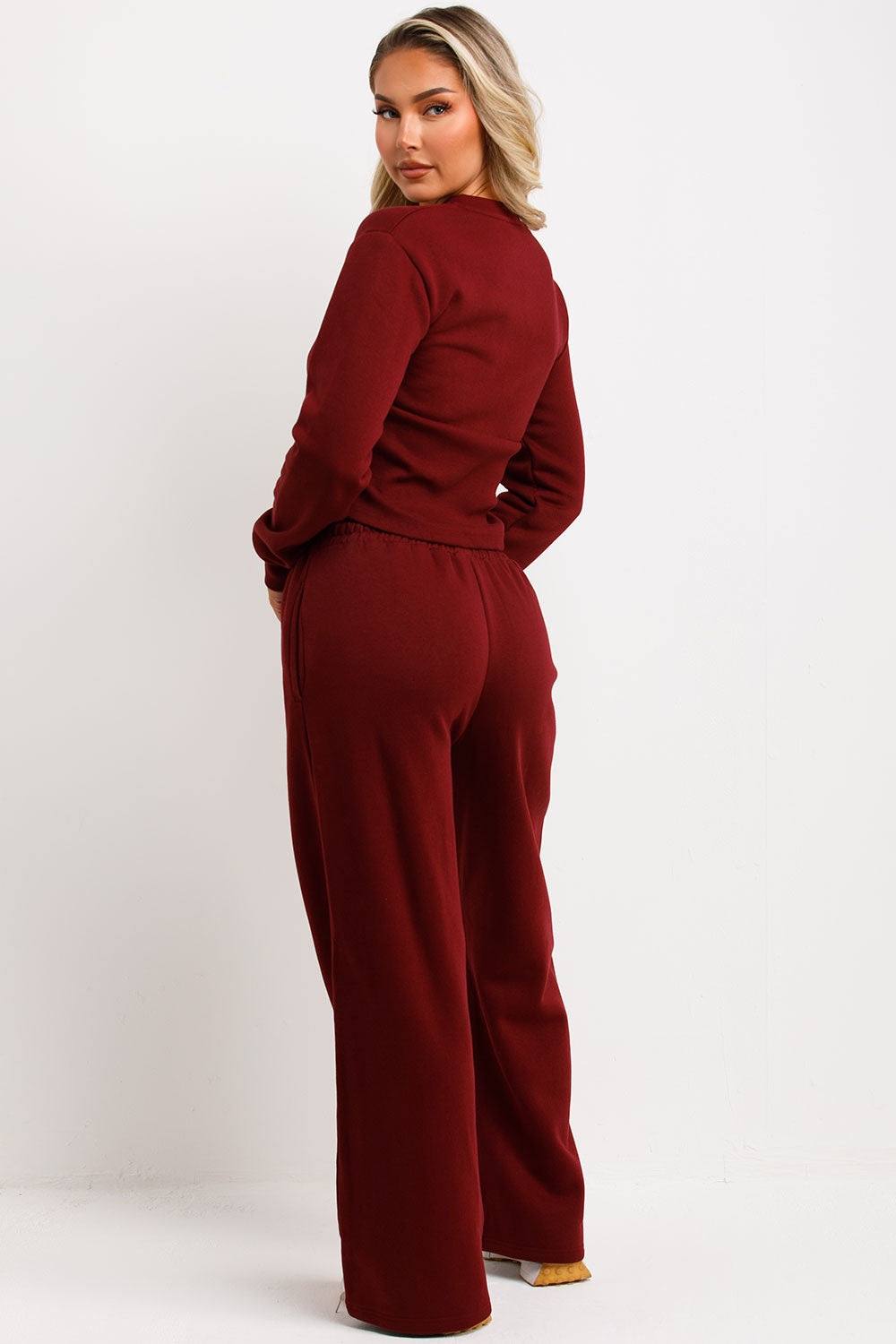 Corset Zip Up Crop Sweatshirt and Joggers Tracks | Xtralitty