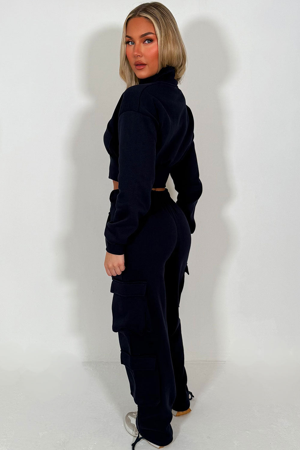 Cargo Joggers and Crop Sweatshirt Loungewear Co | Xtralitty