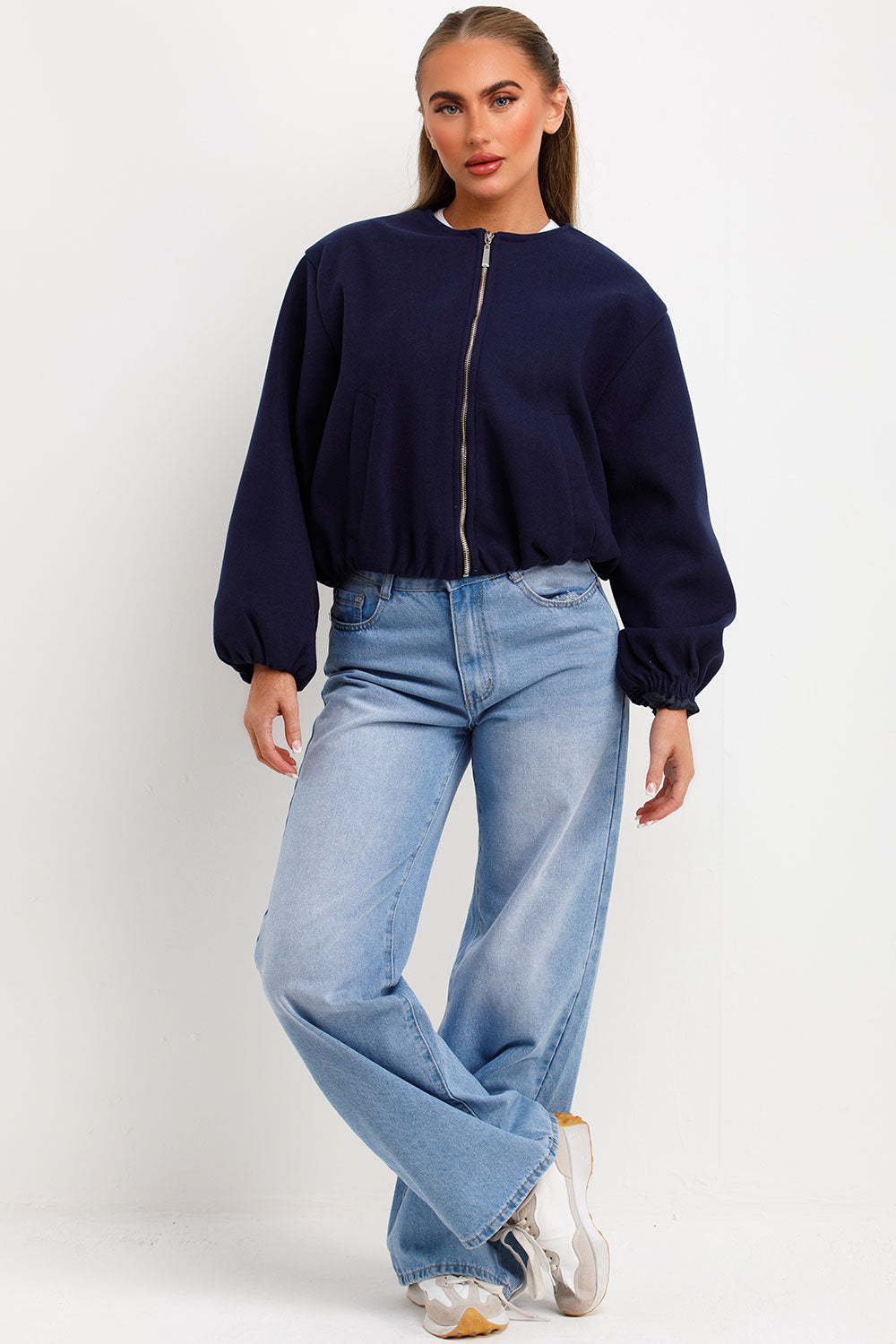 Soft Bomber Jacket Navy | Xtralitty