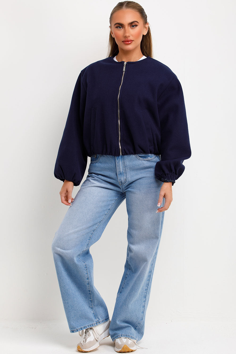 Soft Bomber Jacket Navy | Xtralitty