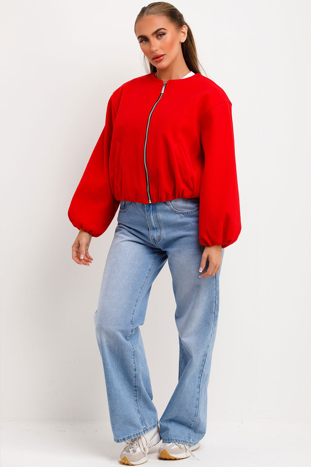 Soft Bomber Jacket Red | Xtralitty